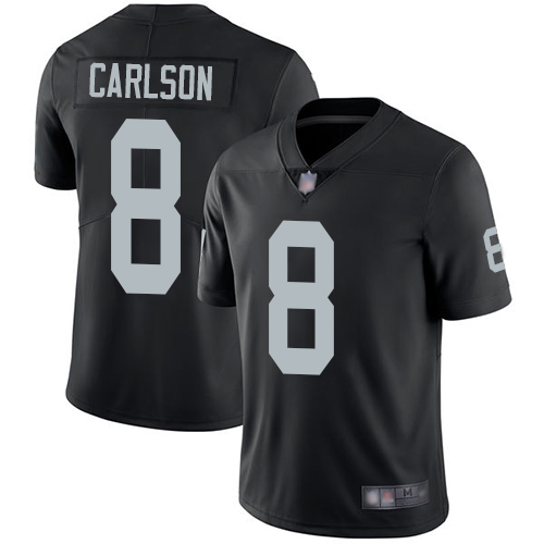 Men Oakland Raiders Limited Black Daniel Carlson Home Jersey NFL Football 8 Vapor Untouchable Jersey